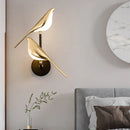 GobekUsa Bird Design Gold Plating LED Wall Sconce for Stylish Home Lighting