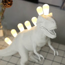 GobekUsa Dino LED Desk Lamps - Jurassic Bedroom Bronto T-Rex Resin Dinosaur Home Decor Lighting
