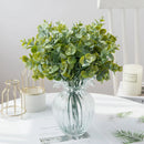 GobekUsa Eucalyptus Leaves Vase: Artificial Plants for Home, Christmas, Wedding, Garden, Floristics
