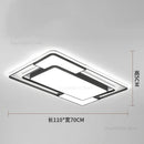GobekUsa Geometry LED Ceiling Light: Modern Nordic Light Luxury for Living Room Decor