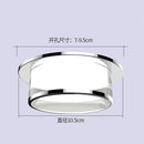 GobekUsa Crystal LED Ceiling Lamp for Living Room Bedroom Kitchen Bathroom