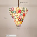 GobekUsa Agate Designer LED Chandelier for Foyer & Dining Room
