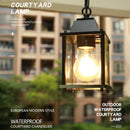 GobekUsa Garden Pendant Lamp: Waterproof Hanging Lantern for Courtyard and Balcony