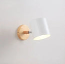 GobekUsa LED Wood Wall Sconce Modern E27 Base Fixture for Aisle Lighting