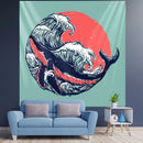 GobekUsa Beach Scenery Tapestry - Bohemian Home Decor Wall Mat for Bedroom