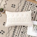GobekUsa Ivory Cotton Loop Tufted Cushion Cover for Home Decoration