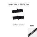 GobekUsa 100cm Black White Track for Track Lights Aluminum Rail Part