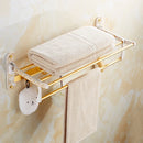 GobekUsa Bathroom Accessories Set: Shelf, Towel Rack, Paper Holder, Toilet Brush Holder, Towel Hanger, Hooks