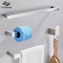 GobekUsa 6-Piece Brushed Nickel Bathroom Accessories Set