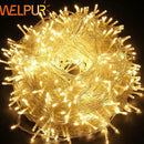 GobekUsa LED Fairy Strings Light 220V Outdoor Waterproof Garland for Christmas Party Wedding Birthday
