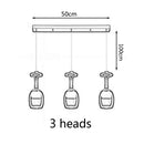 GobekUsa LED Wine Glass Pendant Lights for Restaurant, Bar, and Dining Room
