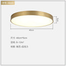 GobekUsa Gold Acrylic LED Ceiling Light - Modern Ultra-Thin Surface, Nordic Design