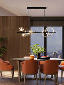 GobekUsa Glass Bubble Chandelier: Nordic Minimalist Restaurant & Bar Magic Bean Lamp