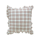 GobekUsa Cotton Coffee Black Yellow Green Cushion Cover 45x45cm Fringed Skirt Home Decor