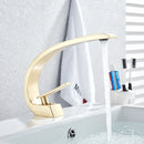 GobekUsa Black Chrome Basin Faucet Single Handle Bathroom Mixer Tap