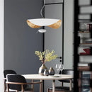 GobekUsa Lederam Manta Pendant Lamp - Industrial Retro Design, White & Black.