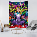 GobekUsa Anime Girl Tapestry Wall Hanging for Magic Science Fiction Bohemian Decor