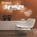 GobekUsa Geometric Art Indoor Wall Lamp for Bedroom Living Room Staircase Home Decor