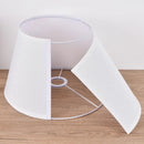 GobekUsa 30cm White Fabric Lampshade for E27 Ceramic Desk Bedside Floor Table Lamps