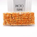 GobekUsa 144pcs 2cm Artificial Paper Flowers for Wedding DIY Decoration