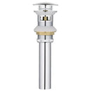 GobekUsa Brushed Gold Pop-up Drain Assembly Kit for Bathroom Sink Vessel Vanity