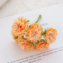 GobekUsa Carnation Stamen Silk Flowers for Home Decor, Wedding, DIY, Gifts