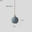 GobekUsa Ceramic LED Pendant Lights: Japanese Style, Copper Nordic Modern Design