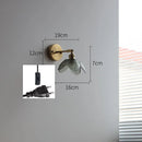 GobekUsa Gray Glass LED Bathroom Mirror Sconce Wall Lamp Lighting