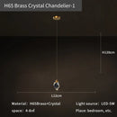 GobekUsa Crystal Diamond Chandelier for Duplex Building Stairwell Loft Pendant Lighting