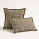 GobekUsa Houndstooth Jacquard Throw Pillow Covers - Square Cushion Cover