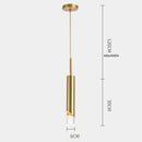 GobekUsa LED Pendant Lamps Acrylic Chandelier for Kitchen Island, Living Room, Office