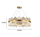 GobekUsa Crystal Chandelier Pendant Light Modern Luxury Dining Room Bedroom Lamp