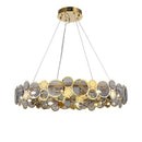 GobekUsa Gold Iron Glass Chandelier Lighting for Dinning Room