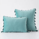 GobekUsa Boho Tassel Fringe Orange Pillow Covers Pack for Home Decor