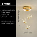 GobekUsa Butterfly Staircase Pendant Lights Loft Style Lamps