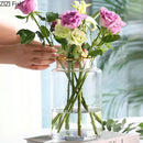 GobekUsa Gold Glass Vase Hydroponic Plant Flowers Living Room Dining Table Decor