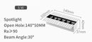 GobekUsa Led Magnetic Downlight: Modern, Recessed, 90Ra, Indoor Ceiling Linear Grille Spot Lighting