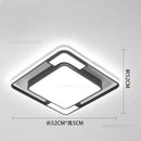 GobekUsa Geometry LED Ceiling Light: Modern Nordic Light Luxury for Living Room Decor