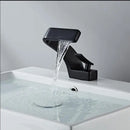 GobekUsa Basin Faucet - Modern Black Brushed Gold Bathroom Mixer Tap Hot Cold Sink