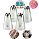 GobekUsa Large Stainless Steel Pastry Tips Set for Cake Decorating and Baking