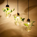 GobekUsa Botanical Glass Bottle Pendant Light for Home and Commercial Spaces