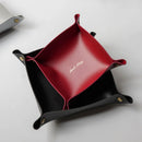 GobekUsa Leather Desktop Organizer Tray: Home/Office Cosmetics, Jewelry, Key Storage Holder