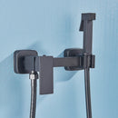 GobekUsa Black Bidet Faucet Wall Mount Shower Tap Toilet Sprayer Mixer