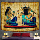 GobekUsa Egyptian Mural Tapestry Bohemian Home Decor Yoga Mat Sofa Blanket