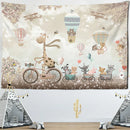 GobekUsa Kawaii Bear Tapestry Wall Hanging for Children's Room Décor