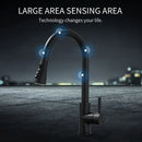 GobekUsa Gold Sensor Kitchen Faucet Stainless Steel Smart Touch Control Sink Tap