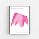 GobekUsa Elephant Bauhaus Canvas Print for Children's Room Wall Decor