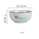 GobekUsa 6/7 Inch Ceramic Ramen Bowl - Large Soup Noodle Bowl for Kitchen and Hotel Use