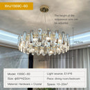 GobekUsa Crystal LED Chandelier for Elegant Living Room, Dining, Bedroom, Kitchen