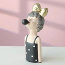 GobekUsa Bubble Girl Resin Figurines: Modern Sweet Young Girl Decor for Home, Weddings, Birthdays